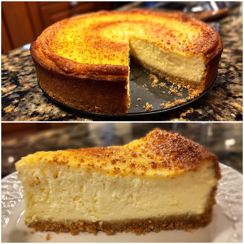 Klassischer Käsekuchen mit Zitronennote