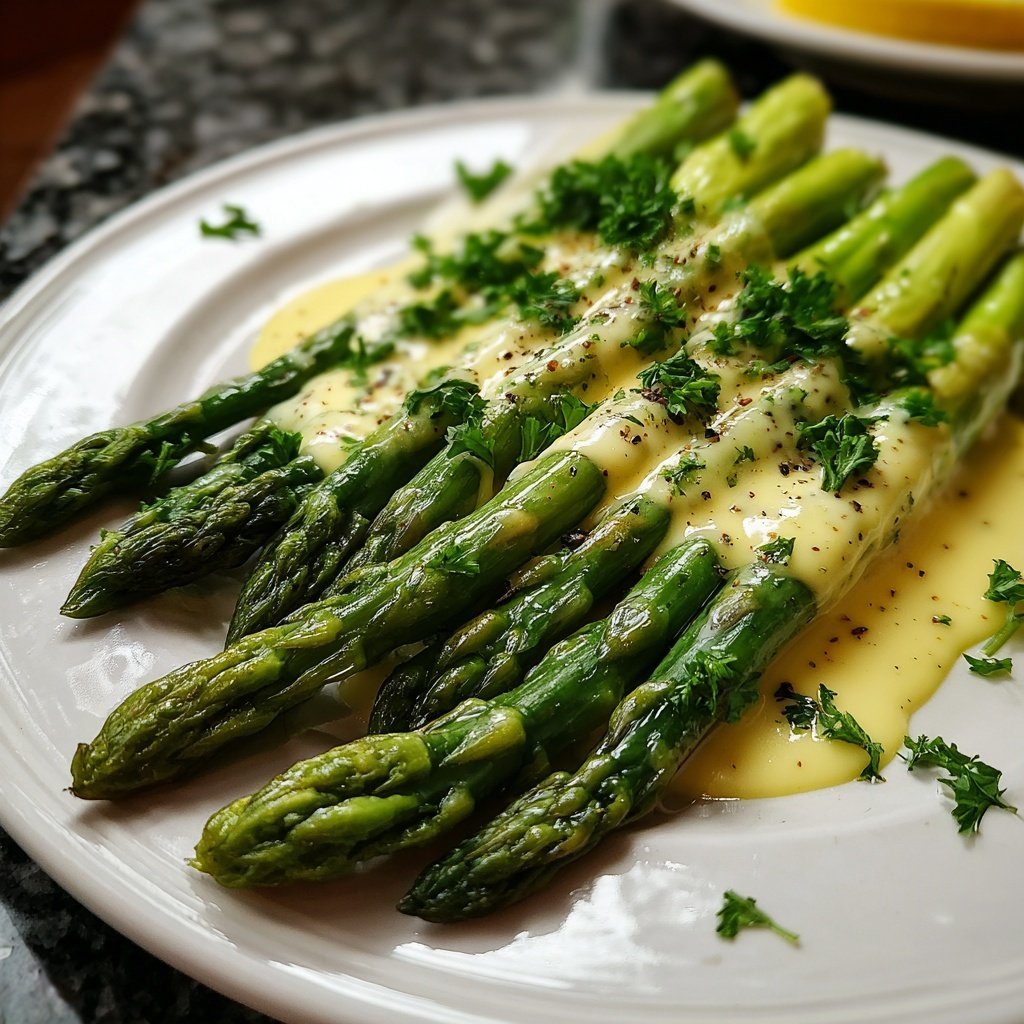 Grüner Spargel Mit Zitronensauce