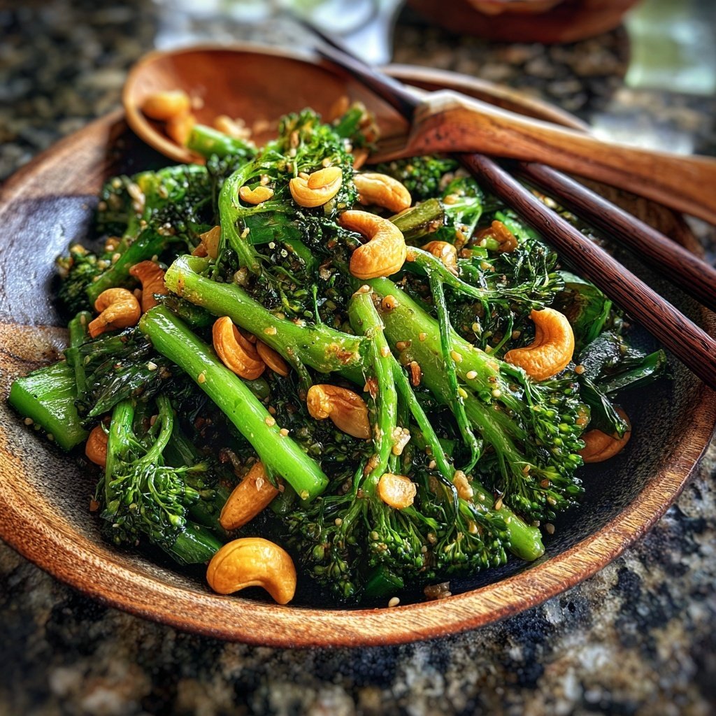 Brokkoli Wok Mit Cashews