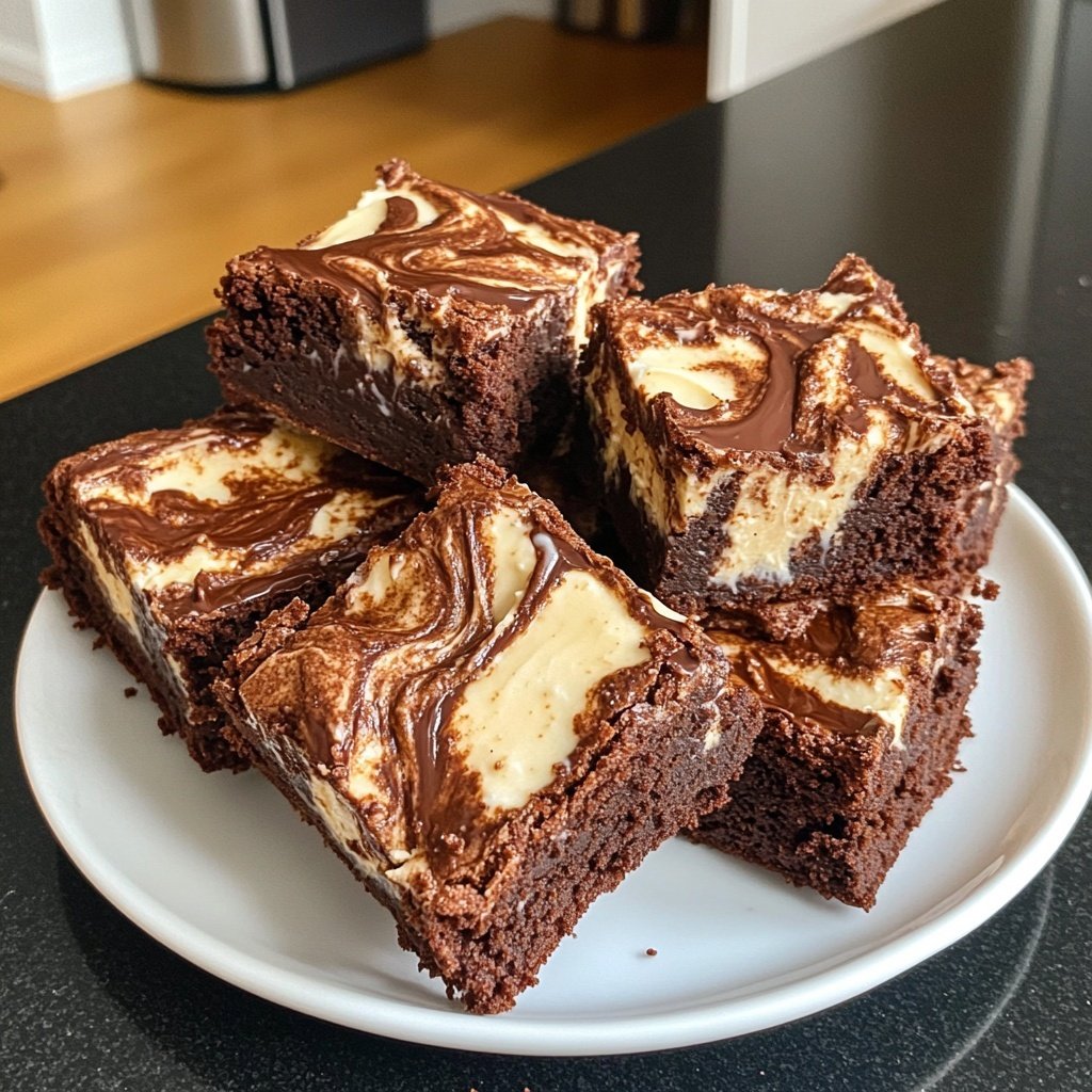 Frischkäse-Brownies