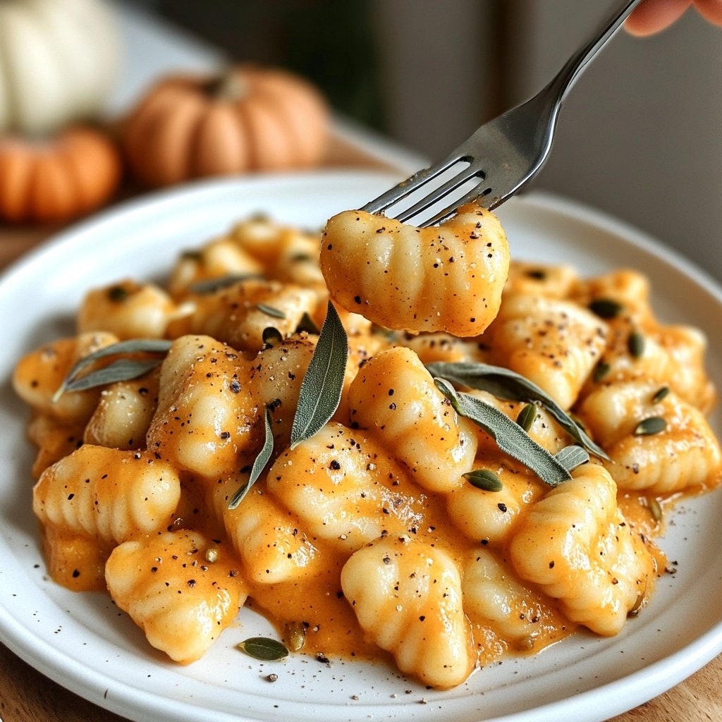 Gnocchi mit Kürbissauce